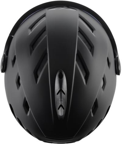 CP Ski CAMURAI Helmet black soft touch/black soft touch / Visor Nr. 16 S Produktbild 4