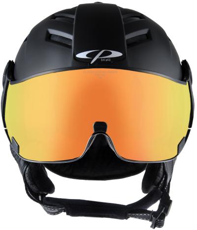 CP Ski CAMURAI Helmet black soft touch/black soft touch / Visor Nr. 27 S Produktbild 2