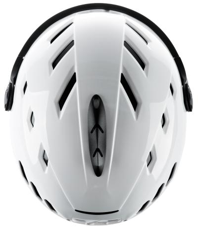 CP Ski CAMURAI Helmet pearlwhite shiny/white shiny / Visor Nr. 29 M Produktbild 4
