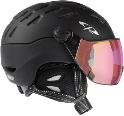 CP Ski CUMA Helmet black soft touch/black soft touch / Visor Nr.28 L Produktbild 1
