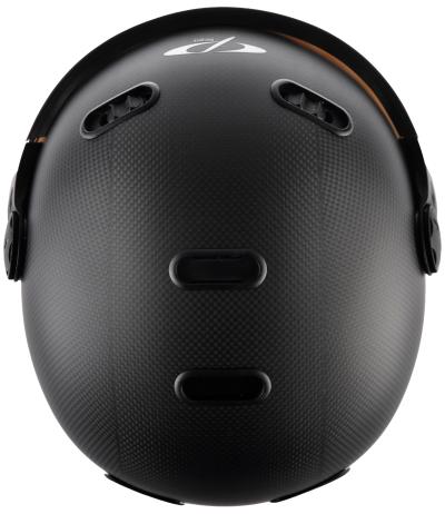 CP Ski CARACHILLO Carbon Helmet black carbon soft touch/black / Visor Nr.26 S Produktbild 4