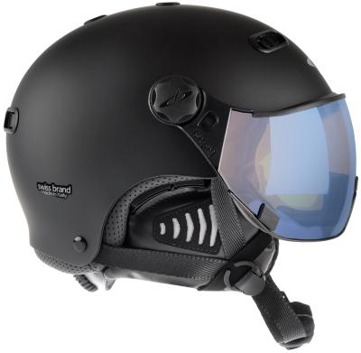 CP Ski CARACHILLO Helmet black soft touch / Visor Nr.26 S Produktbild 1