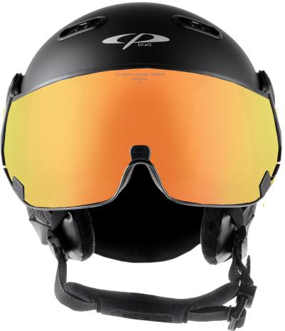 CP Ski CARACHILLO Helmet black soft touch / Visor Nr.27 S Produktbild 2
