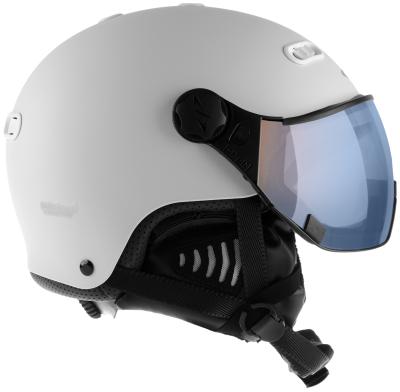 CP Ski CARACHILLO Helmet white soft touch / Visor Nr.26 XL Produktbild 1