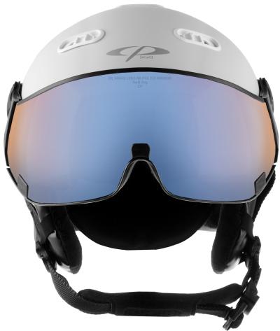 CP Ski CARACHILLO Helmet white soft touch / Visor Nr.26 XL Produktbild 2