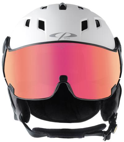 CP Ski CORAO Helmet white soft touch / Visor Nr.28 L Produktbild 2