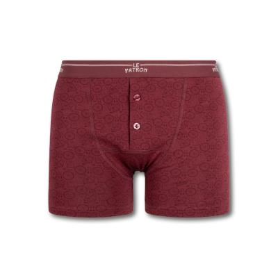 Le Patron Boxers de Bicyclette bordeaux forest L Produktbild 1