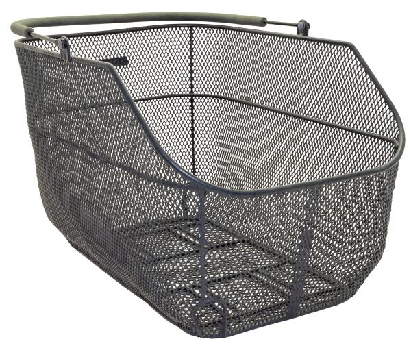 Pletscher Korb Deluxe XXL Gep&auml;cktr&auml;ger fein mit 3-Punkte Adapter schwarz 