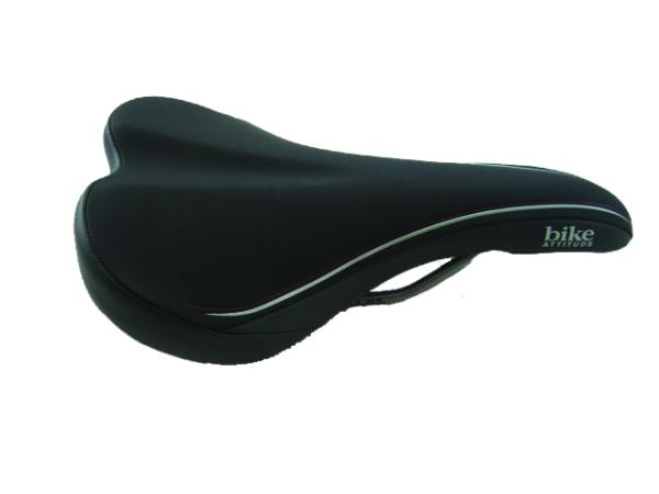Bike Attitude Sattel VL-4125 Kind ohne &Ouml;ffnung schwarz 