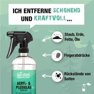 Bio-Chem Acryl- und Plexiglasreiniger 750 ml mit Spr&uuml;hkopf  Produktbild 2