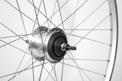 Laufrad hinten 28" 622x19 Nexus SGC30017RASS 130mm 7-Gang V-Brake/Rollerbrake NT silber  Produktbild 2