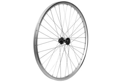 Laufrad vorne 26" 559x19 HBQC300AALP 100mm V-Brake QR silber / Nabe schwarz  Produktbild 1