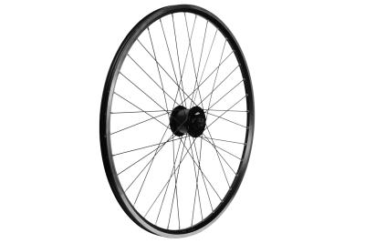 Laufrad vorne 26" 559x19 Nabendynamo Nexus DHC30003AL 100mm V-Brake QR schwarz  Produktbild 1