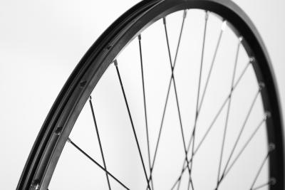 Laufrad vorne 26" 559x19 Nabendynamo Nexus DHC30003AL 100mm V-Brake QR schwarz  Produktbild 3