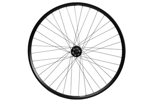 Laufrad vorne 28" 622x19 HBQB400AAL 100mm 6-Loch QR schwarz 