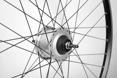 Laufrad hinten 26" 559x19 Nexus SGC60118VAS 132mm 8-Gang V-Brake/Rollerbrake NT schwarz / Nabe silber  Produktbild 2