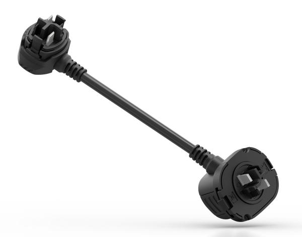 Bosch Kabelsatz PowerMore 150mm BCH3923 Kabelf&uuml;hrung Richtung Akkuhalter schwarz 