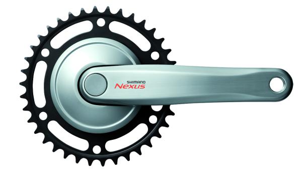 Shimano Kettenradgarnitur NEXUS FC-C6000 170 mm 33 Z&auml;hne silber 