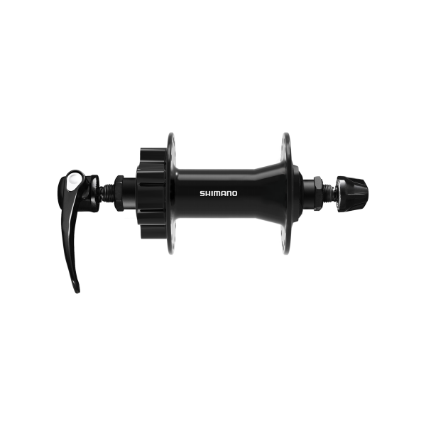 Shimano Vorderradnabe HB-QB400 100 mm 36-Loch QR 6-Loch schwarz 