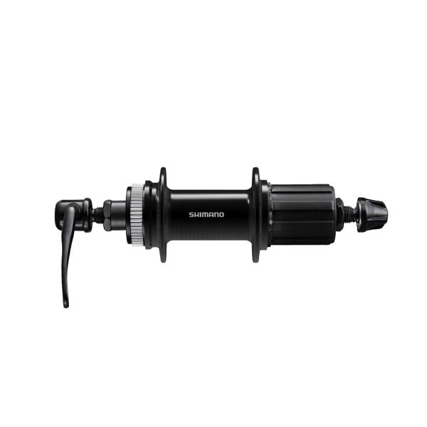 Shimano Hinterradnabe FH-QC400 8/9/10/11-Gang 135 mm 32-Loch QR Center-Lock schwarz 