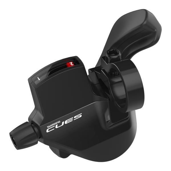 Shimano Schalthebel CUES SL-U6000 links 2-Gang Linkglide Ganganzeige 