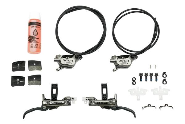 Shimano Scheibenbremsen-Set XTR BR-M9220 mit BL-M9220 Upgrade Kit vorne & hinten Box 