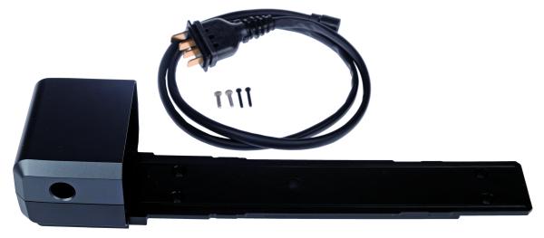 Shimano Batterie-Halter Gep&auml;cktr&auml;gerakku BME6000B o/ABUS Schloss,inkl.Kabel grau 