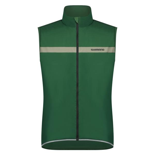 Shimano Men Evolve Prima Wind Vest green XXL