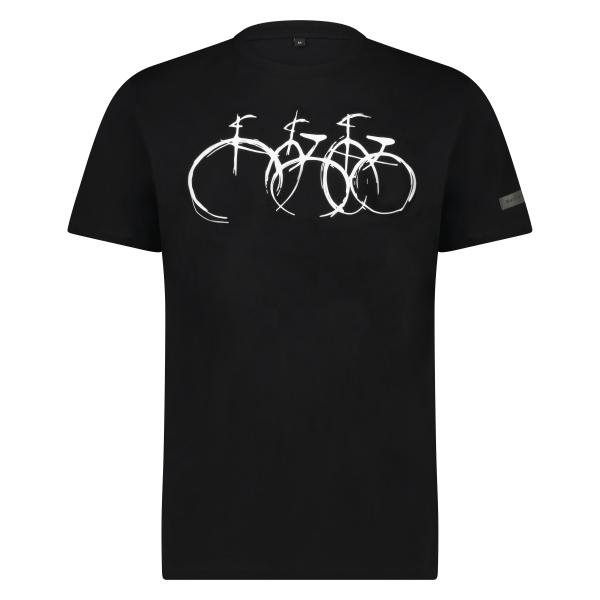 Shimano Unisex Sentiero LTD T-Shirt Art1 black white S