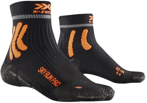 X-SOCKS Men Sky Run Pro 4.0 opal black/trick orange 45-47