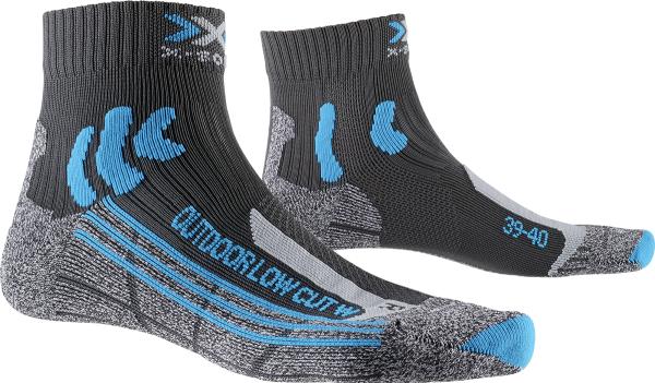 X-SOCKS Women Trek Outdoor low cut anthracite/turquoise 39-40