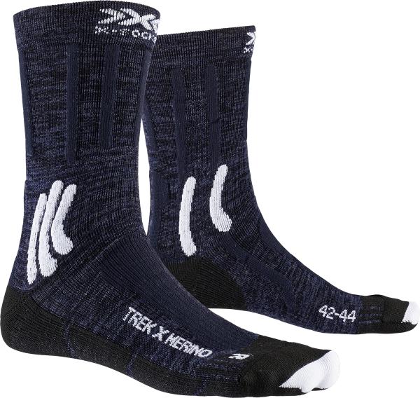 X-SOCKS Trek X Merino midnight blue/arctic white 45-47