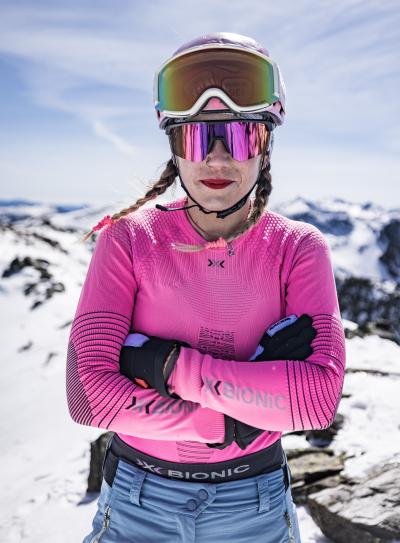 X-BIONIC WOMEN Energizer 4.0 Shirt LG SL neon flamingo/anthracite XL Produktbild 3