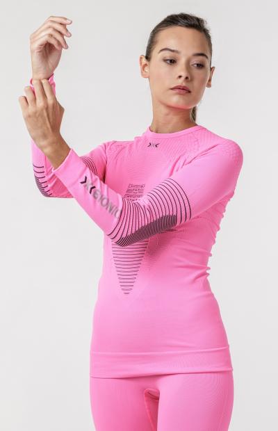 X-BIONIC WOMEN Energizer 4.0 Shirt LG SL neon flamingo/anthracite XL Produktbild 5