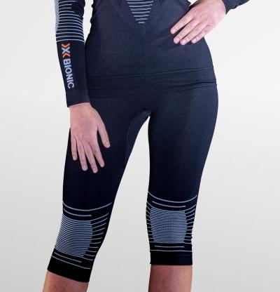 X-BIONIC Women Energizer 4.0 Pants 3/4 opal black/arctic white M Produktbild 2