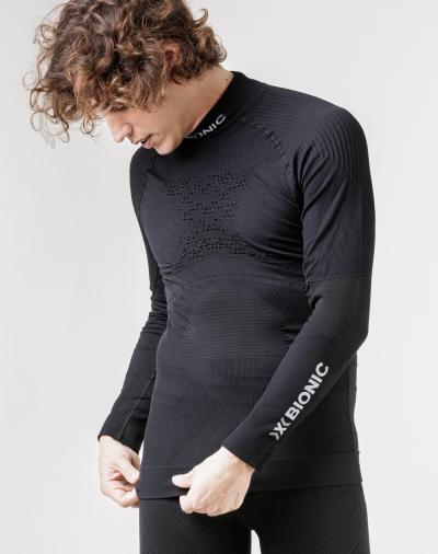 X-BIONIC Men Energy Accumulator 4.0 Shirt Turtle Neck LG SL opal black/arctic white L Produktbild 4