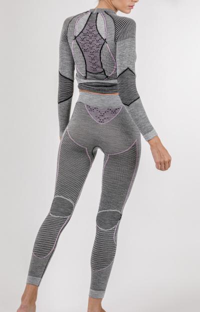X-BIONIC Women Merino Pants black/grey/ magnolia L Produktbild 1