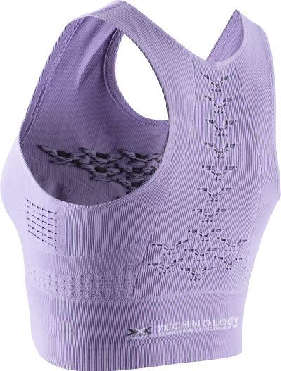 X-BIONIC Women Energizer 4.0 Fitness Crop Top bright lavender/white XL Produktbild 1
