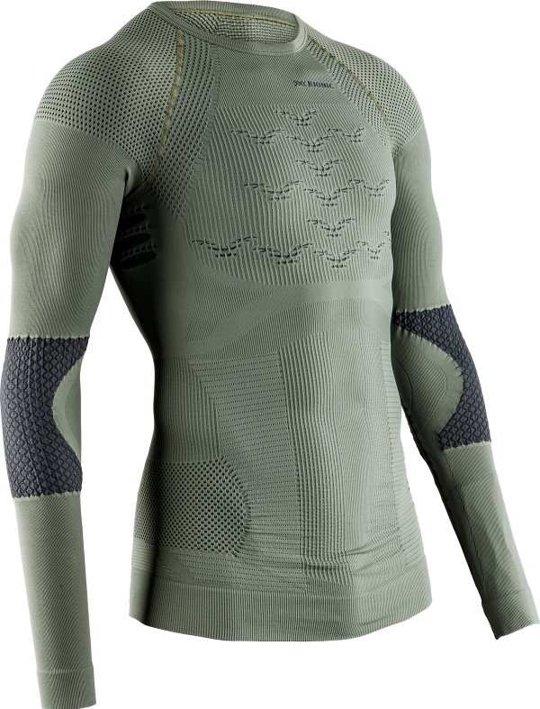 X-BIONIC Men X-Plorer Energizer 4.0 Shirt LG SL olive green/anthracite XL