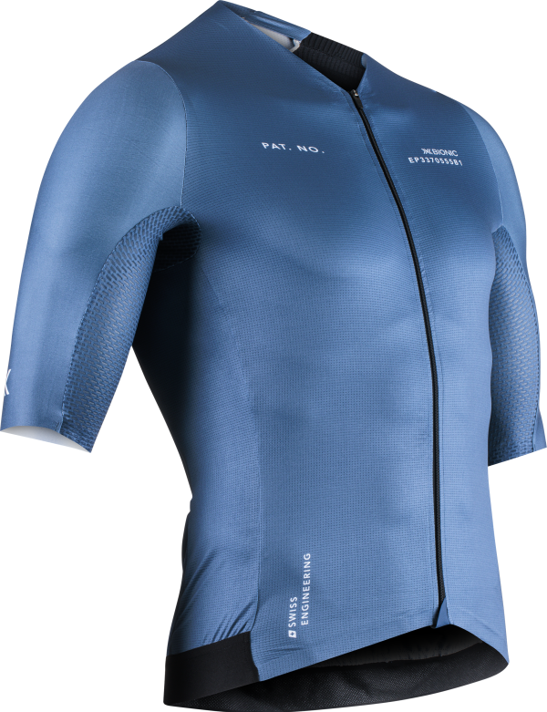 X-BIONIC Men CoreFusion Aero Jersey SH SL Mineral Blue XL