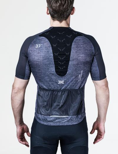 X-BIONIC Men CoreFusion Endurance Merino Jersey SH SL opal black melange M Produktbild 3