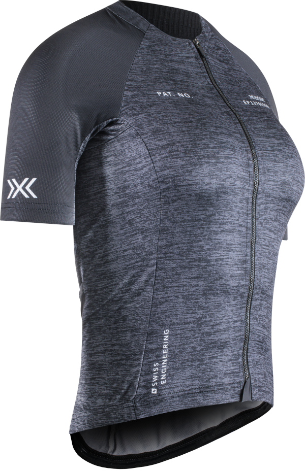 X-BIONIC Women CoreFusion Endurance Merino Jersey SH SL opal black melange M