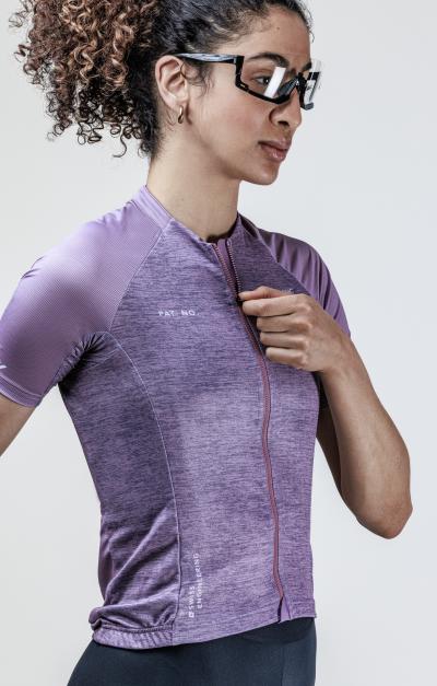 X-BIONIC Women CoreFusion Endurance Merino Jersey SH SL dusty lavender melange L Produktbild 4