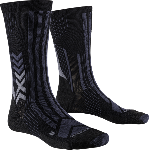 X-SOCKS Trek Perform Merino Crew opal black/charcoal 42-44