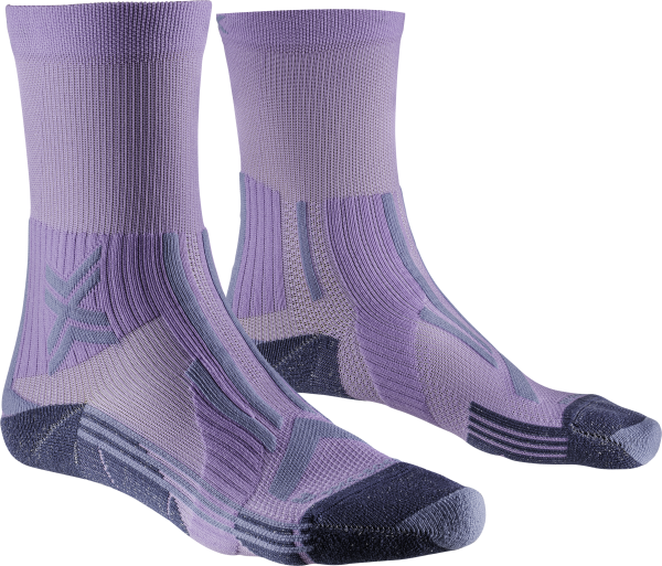 X-SOCKS Women Trail Run Perform Crew orchid/sunset blue 39-40