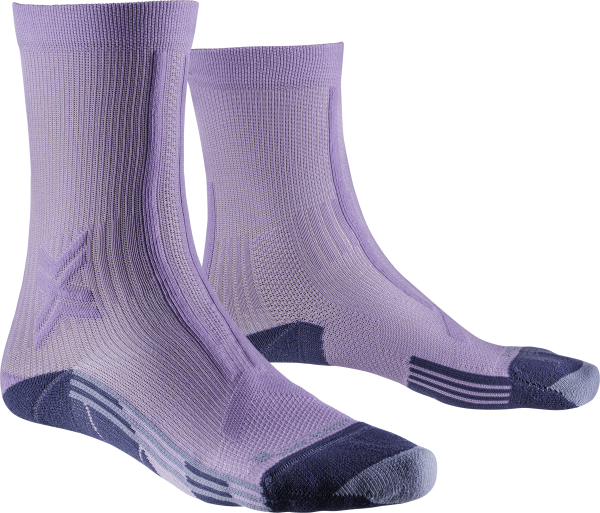 X-SOCKS Women Trail Run Discover Crew orchid/sunset blue 35-36