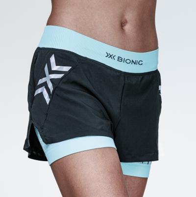 X-BIONIC Women Twyce Race 2in1 Shorts clearwater/black L Produktbild 3