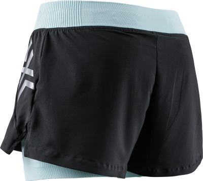 X-BIONIC Women Twyce Race 2in1 Shorts clearwater/black XL Produktbild 1