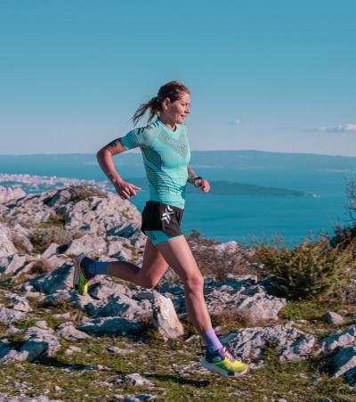 X-BIONIC Women Twyce Race 2in1 Shorts clearwater/black XL Produktbild 4