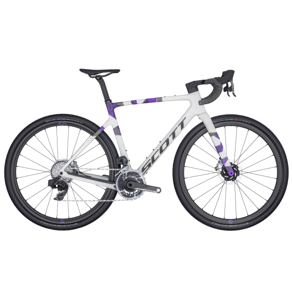 Scott Addict Gravel RC - Beluga Grey/Progressive Purple - XL
